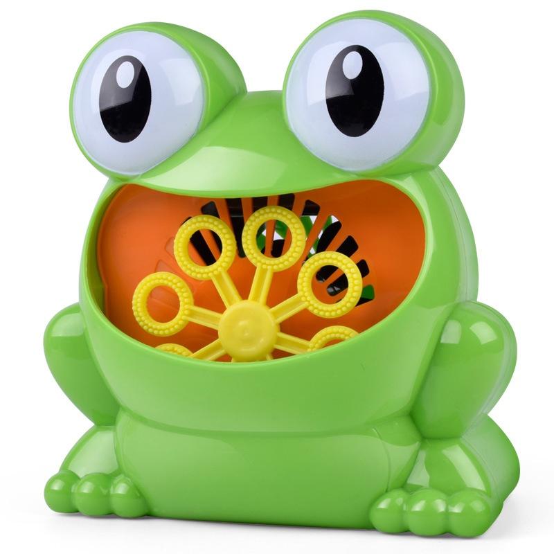 Machine à Bulles Grenouilles Géantes Avec Générateur de Bulles Automatique et Musique pour le Bain des Enfants et des Bébés