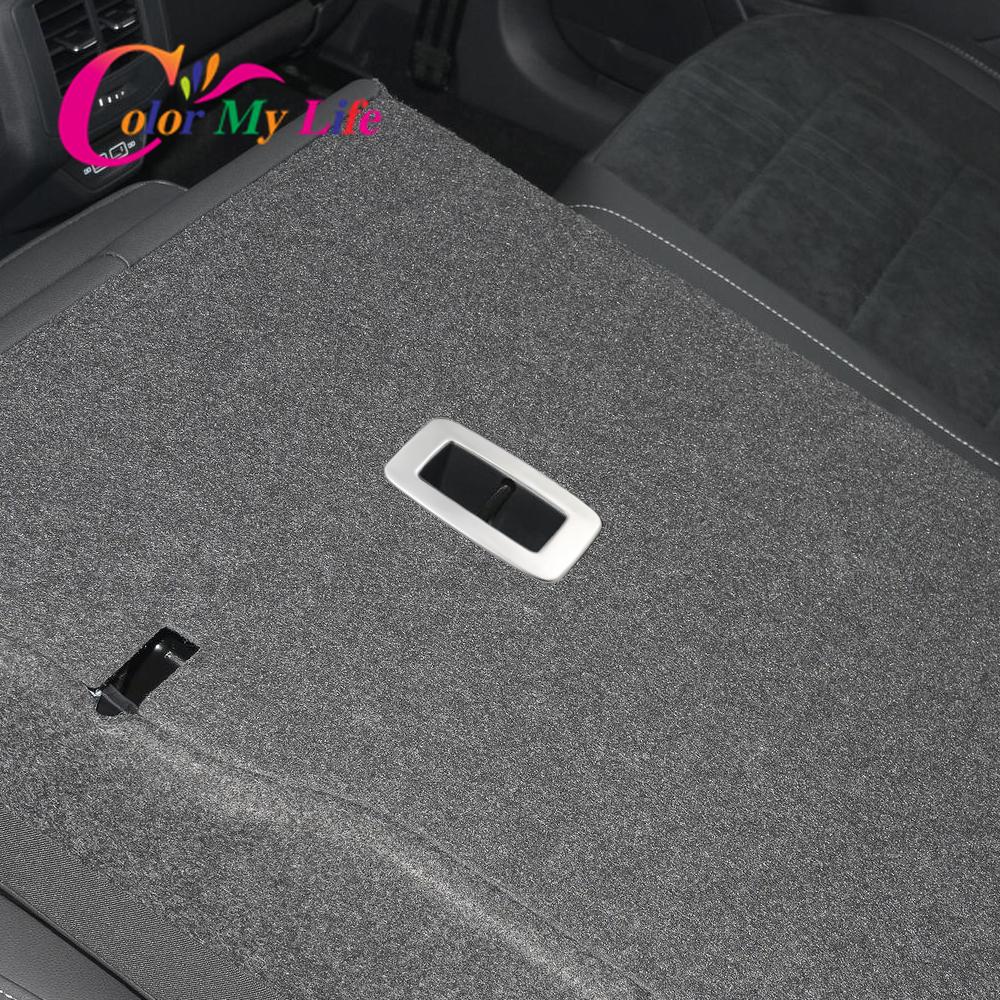 Rear Seat Adjustment Switch Button Cover Trim for Volkswagen VW T-ROC TROC 2018-2023 Car-Styling Interior