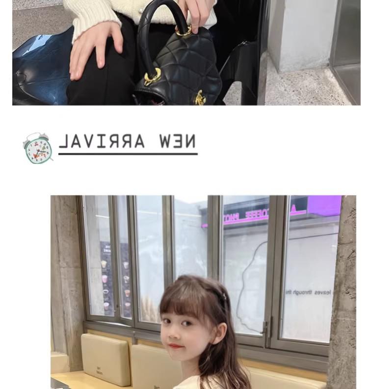 Girls' Autumn Korean-Inspired Elegant Knit Tops