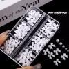Nail Art Mini Small Steel Ball Small Pearl Non-Peeling Resin Bow Mixed Diy Accessories Set
