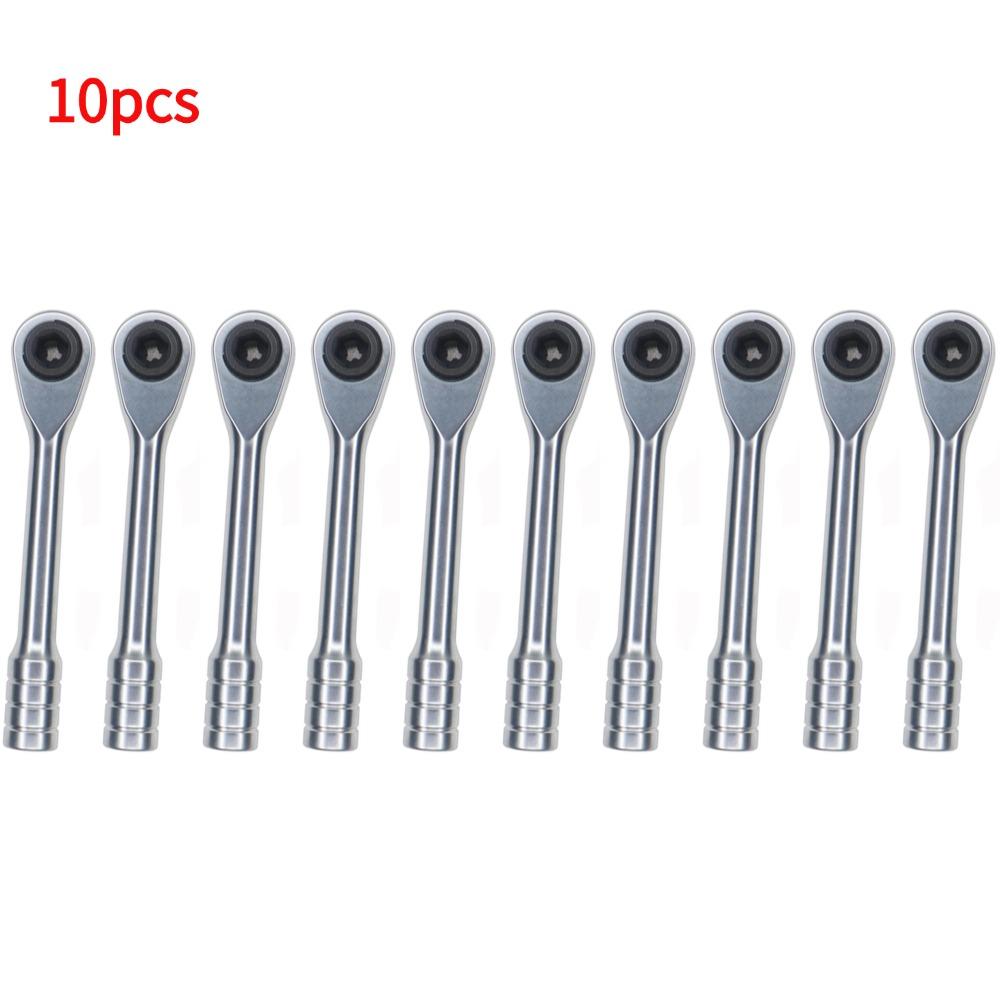 1/4 Inch Mini Ratchet Wrench 72-tooth Anticorrosion Bidirectional Wrench Magnetic Reversible Ratchet Wrench Automobile Tool