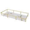 Bathroom Vanity Tray Modern Stylish Anti Slip Kitchen Sink Countertop Storage Organizer S White