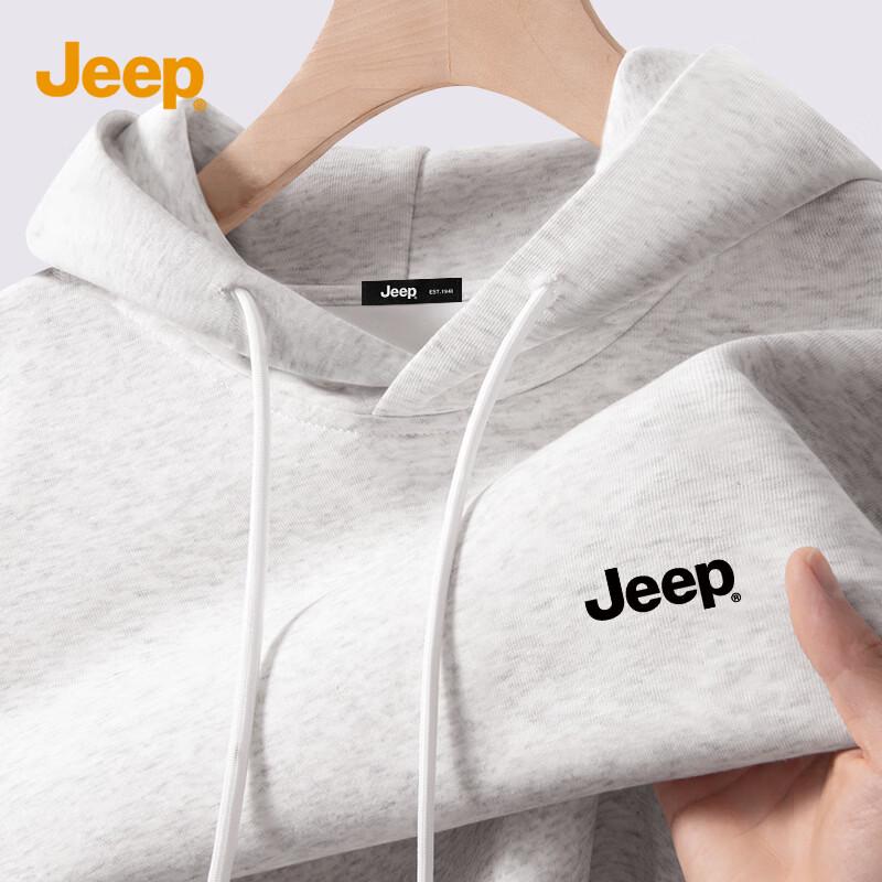 JEEP Unisex Heavyweight Hooded Pullover S