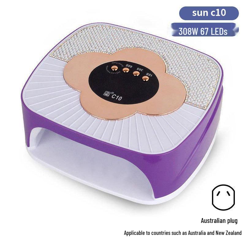 256W High Power UV/LED Dual Light Nail Curing Lamp