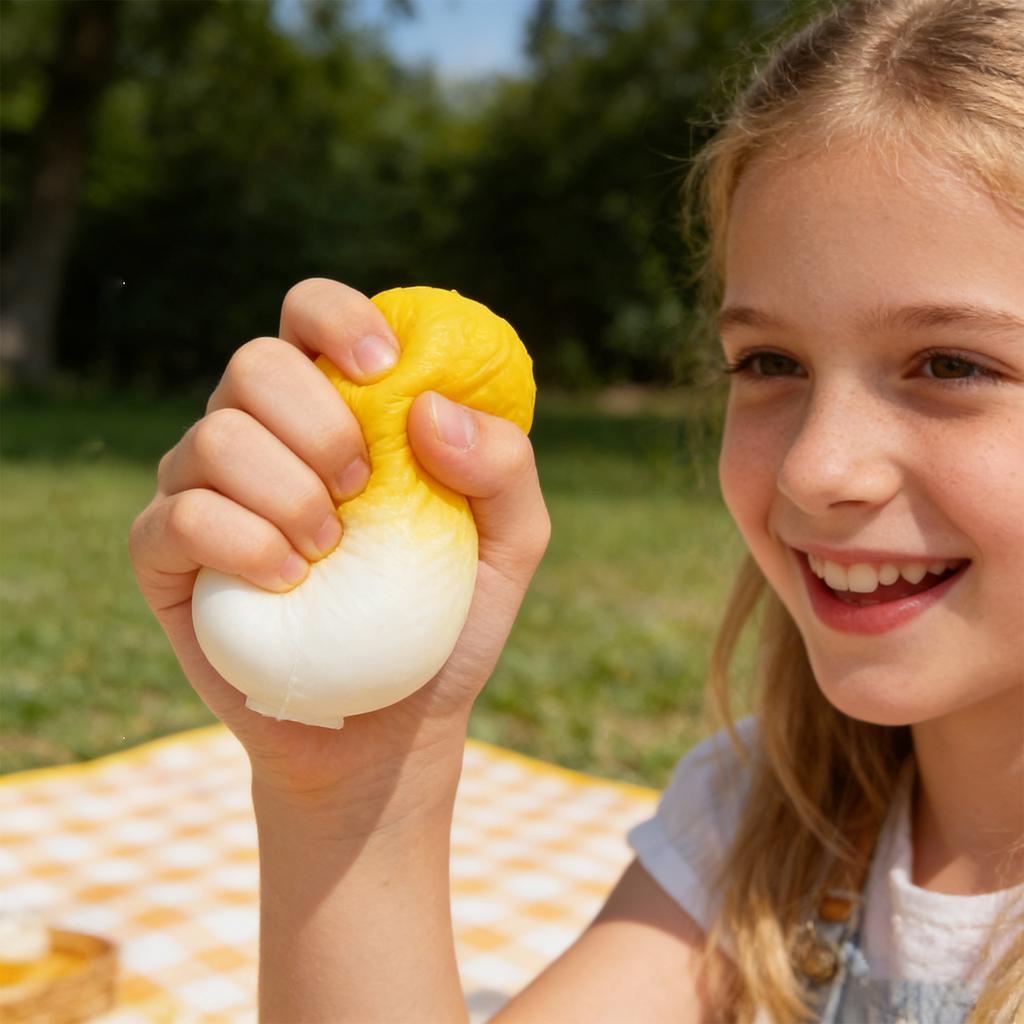 Random Color Transparent Crystal Ball Stress-Relief -Toy With Slow- Effect