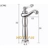 Luxury Basin Faucet Modern Faucet Bathroom Faucet Gold Finish Hot & Cold Brass Basin Sink Faucet Single Handle with Ceramic Taps