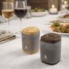 Push Automatic Toothpick Dispenser Pop-Up Wood Grain Toothpick Holder Hygienic Large Capacity Toothpick Box Dining Table