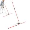 Golf Swing Alignment Rod Golf Alignment Stick Holder Swing Practice Plate Trainer Swing Angle Adjust Postures Correction Aid