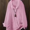 Camicia Casual Asimmetrica da Donna Taglie Forti