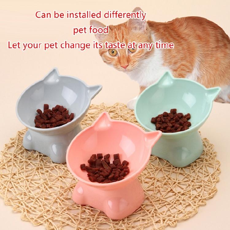 Cat Bowl With Stand Tilt Cat Bowl Cat Feeder Bowl Cat Food Water Bowl Pet Feeder