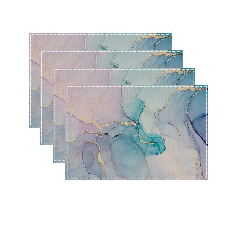 Heat-Resistant Stain-Proof Linen Party Placemats - Festival Collection