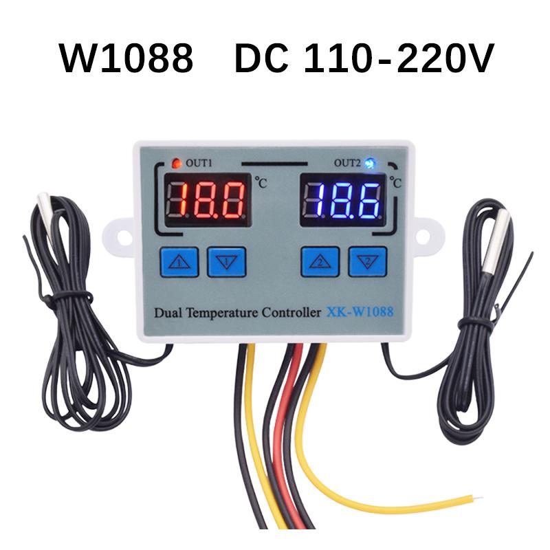 W3001 W3002 W3005 W1088 W1099 Digital Display Microcomputer Temperature Humidity Controller 12V 220V Hygrometer Thermorelator