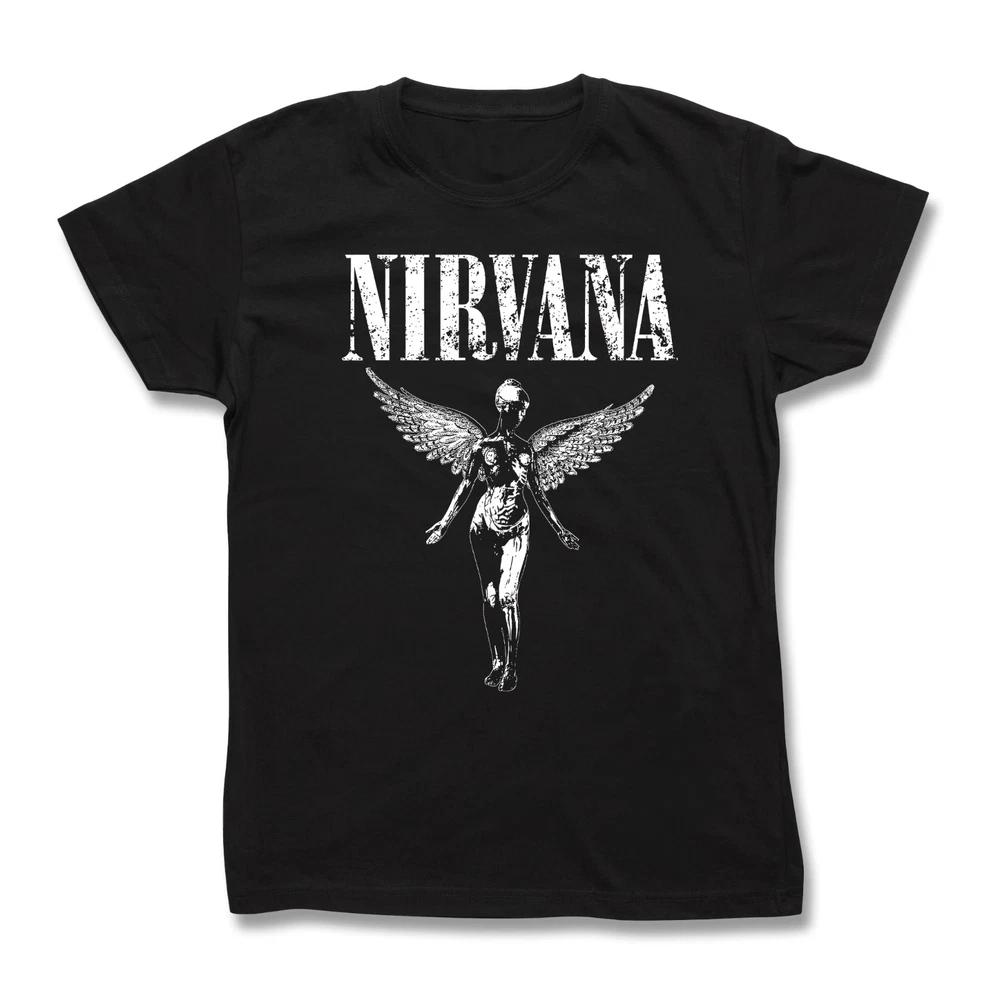 In Utero Black TShirt  cotton  Rock  Roll Grunge Alternative Rock Punk tee XL