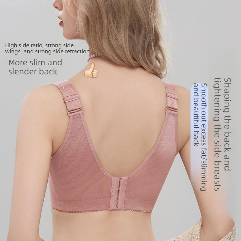 Übergröße Büstig Schlankmachender Seiten-Brust-Minimierer Dünner Trägerloser BH mit Nicht-magnetischem Vollschalen-Design