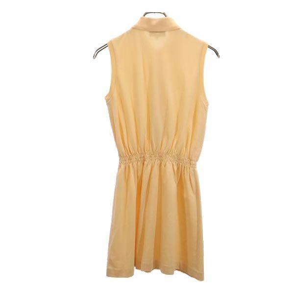 unused LACOSTE No sleeve one piece 40 Orange series Women Used