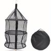 Drying Net Three-layer Folding Storage Net Bag Multigrain Cereal Drying Net Fruit Vegetable Organizer Outdoor Drying Rack