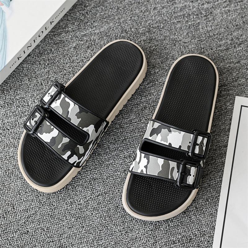 New slippers summer wear couple sandals simple beach shoes slippers
