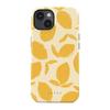 Case for iPhone 15 - BURGA - Lemon Tart - Shockproof - TPU and Silicone - Yellow