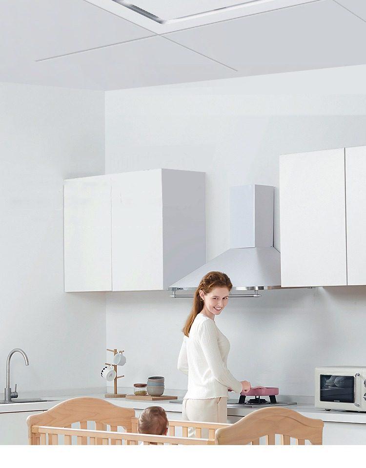 Aohuapu Ceiling Ventilation Fan for Kitchen & Bathroom - Powerful, Silent, Ceiling-Mounted Exhaust Fan