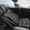 SEAMETAL Leatherette Car Seat Cushion Seat Cover Front/Backrest Breathable Seat Protector Mat Pad for Car Interior Accessories