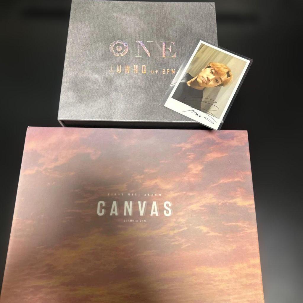 [USED] 2PM Junho JUNHO ONE CANVAS Album Set