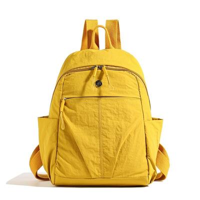 Hochwertiger neuer Nylon-Rucksack für Frauen, Reisetasche, Rucksäcke, Schultasche für Mädchen im Teenageralter, einfarbige Büchertasche