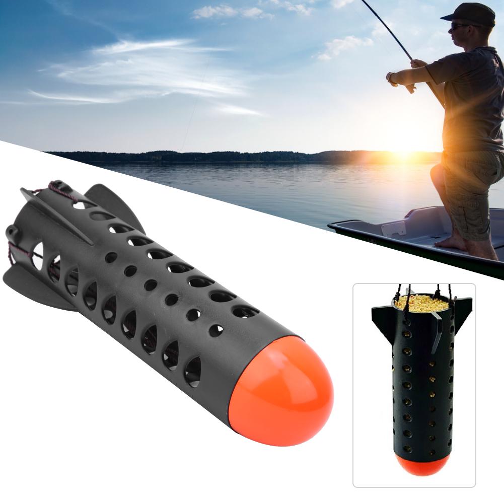 Fish Bait Lure Feeder Cage Basket Holder Sinker Carp Fishing Trap Tackle Accessory