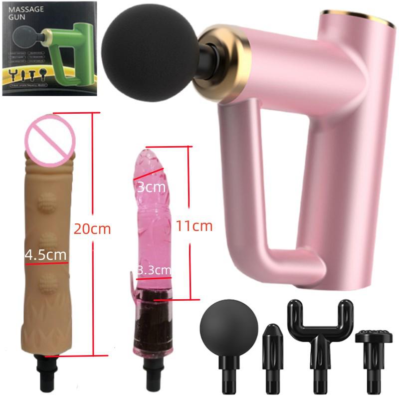 Multi-Function Massage Gun Adapter Kit with Silicone Heads for Adults