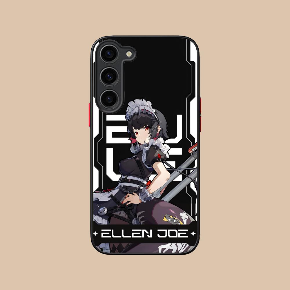 Zenless Zone Zero Ellen Joe Phone Case for Samsung Galaxy S25 S24 S23 S22 S21 Plus FE Ultra Colour Silicone Protective Pretty
