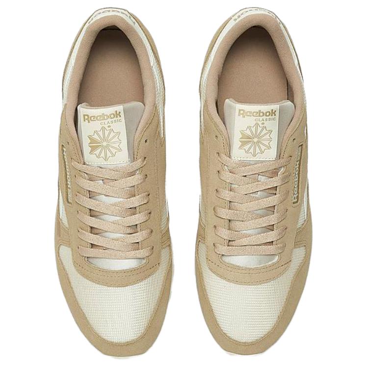 Reebok Classic Leather Comfortable Low-Top Running Shoes Men Sneakers Yellow IG0992