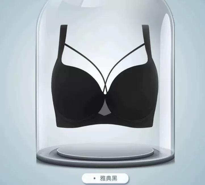 

The original quality is large size, seamless, large chest, large size and small fat mm, gather and close the secondary breasts, and the upper support 34/75B чёрный