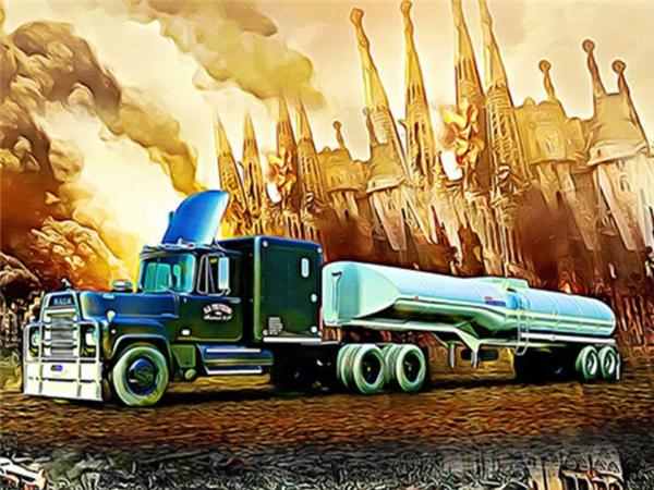 Diamond Painting New Collection Truck 5d Diy Embroidery Lorry Scenery Mosaic Cross Stitch Home Decor