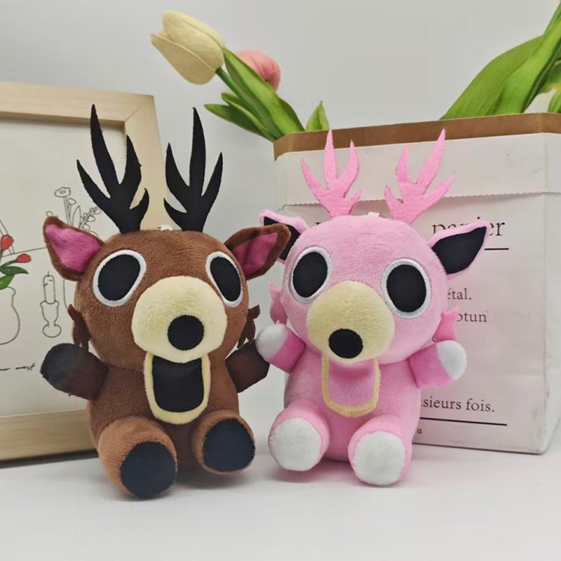 99 Nights In The Forest Deer Plush Toys Anime Game Peripherals Animals Keyring Accessory For Backpack Cosplay Fans Birthday Gift