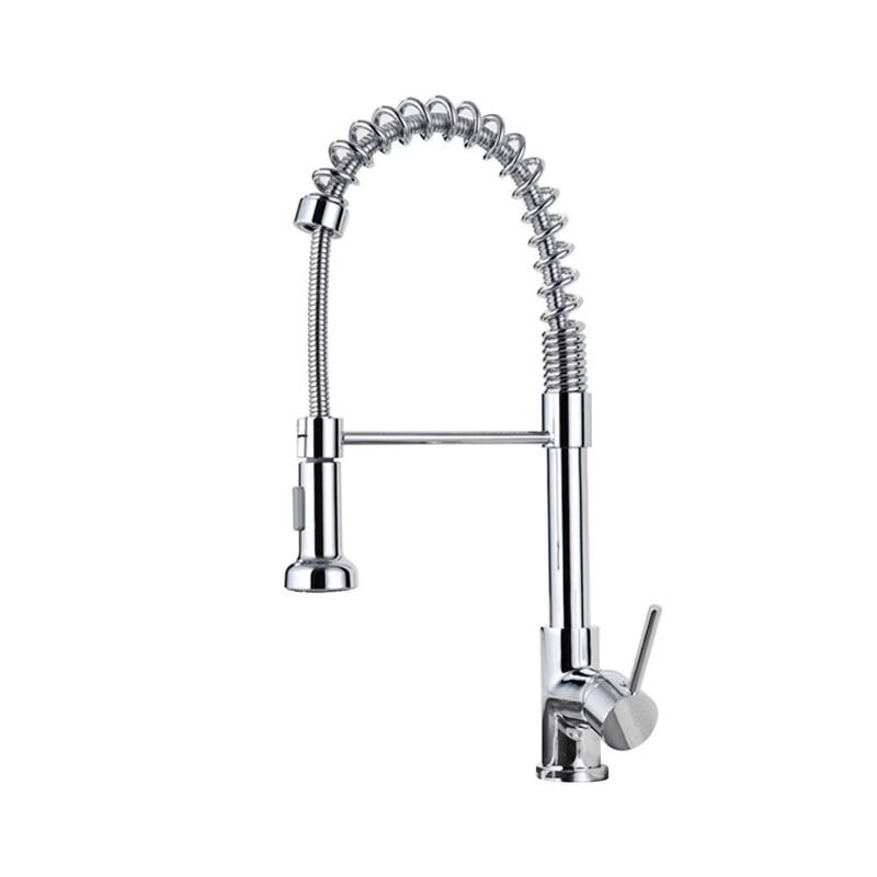 Yipan 304 Stainless Steel Spring Pull-Out Kitchen Faucet