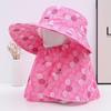 Women's Wide Brim Sun Hat for Summer – Offers Face and Neck Protection, Ideal for Outdoor Activities like Cycling and Farm Work.
