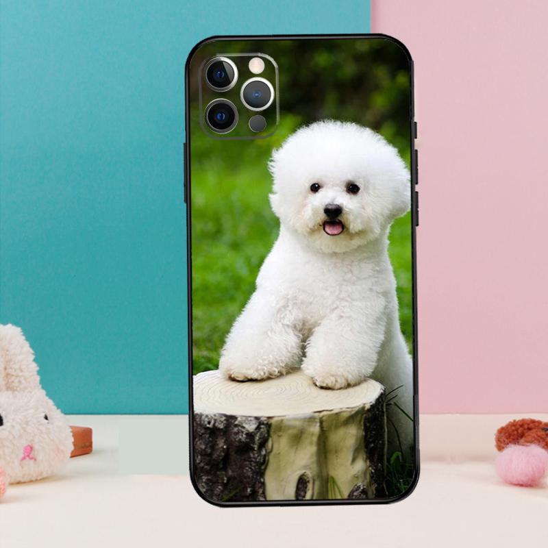 Bichon Frise Dog Puppy Phone Case For iPhone 17 Air 16 15 14 13 12 11 Pro Max 12 13 mini 15 16 Plus 16e Cover Coque