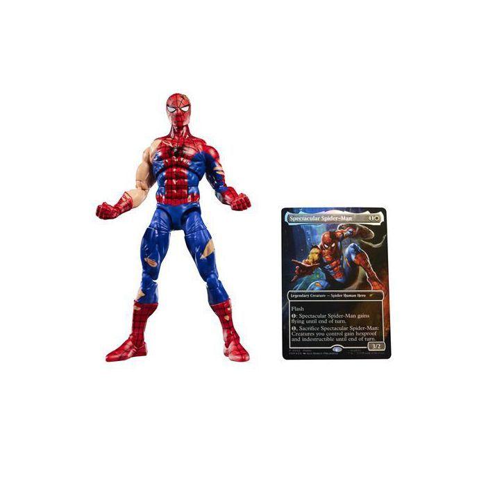 Set Figurine + Card Magic The Gathering Marvel Legends Series Spider-Man