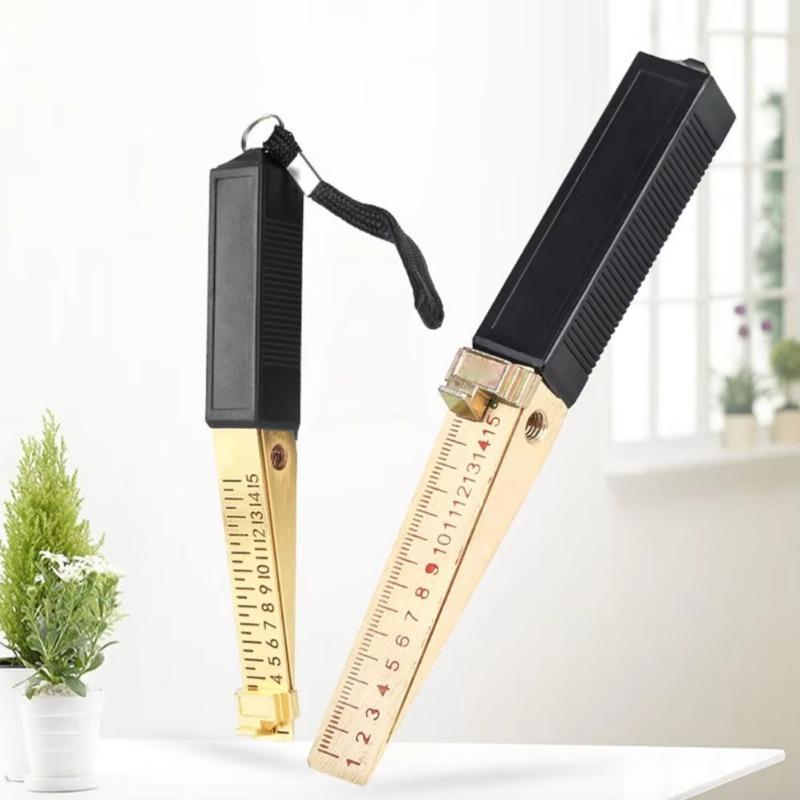0.2/0.5mm Wedge Shaped Vernier Feeler Gauge Inspection Flatness Measuring Tool for House Engineering