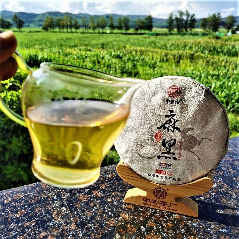 357g Vysoce kvalitní čaj Zhonghong Yin Ma Hei Pu-erh z prastarých stromů