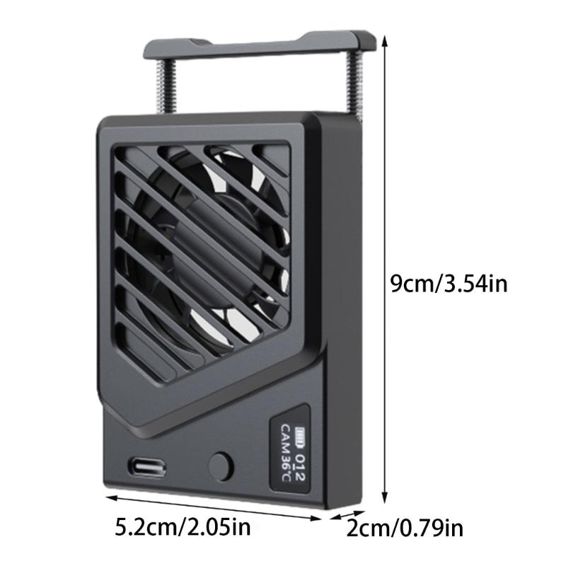 Adjustable Camera Cooling Fan Spring Telescopic Mounting Adjustable Intelligent Monitoring for Camera Accessories