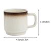Ceramic Mug Premium High Temperature Resistant Rust Proof Corrosion Resistant Smooth Surface Comfortable Grip for Coffee Tea