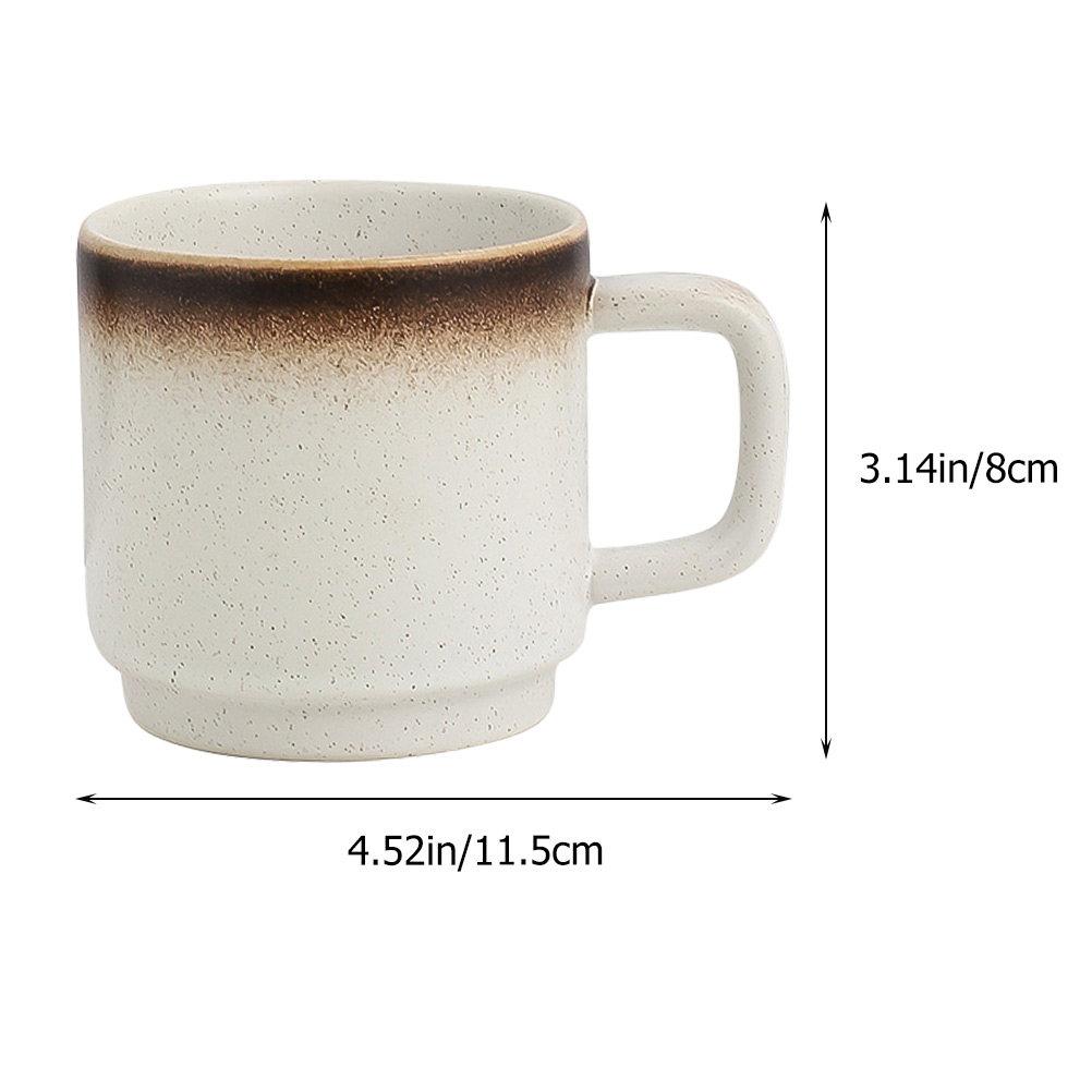 Ceramic Mug Premium High Temperature Resistant Rust Proof Corrosion Resistant Smooth Surface Comfortable Grip for Coffee Tea