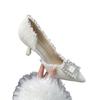 High heels women's summer new niche design French pointed shoes thin heels small fragrant rhinestone single shoes