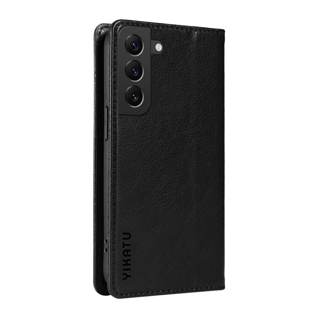 YIKATU YK-006 For Samsung Galaxy S21 FE 5G Case Anti-Drop Leather Wallet Phone Cover