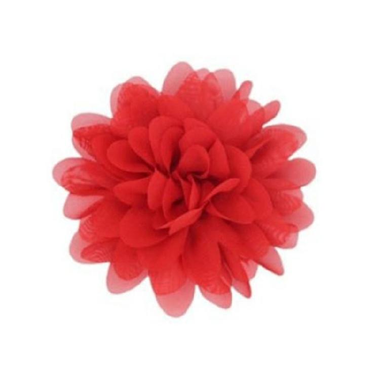 

Fabric Flower Ring Girls Party Proposal Wedding Jewelry Christmas New Year Gift 1