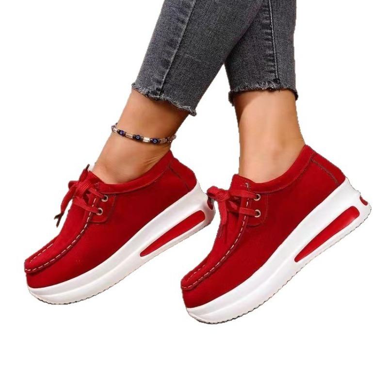 New Spring Single Shoes Women's Plus-size Platform Muffins and Casual Shoes