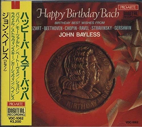 

CD JOHN BAYLESS - Happy Birthday Bach VDC1062 Japan Classical Used