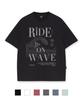 WILDROCK Ride On Wave Cool Cotton Overfit Half T-Shirts