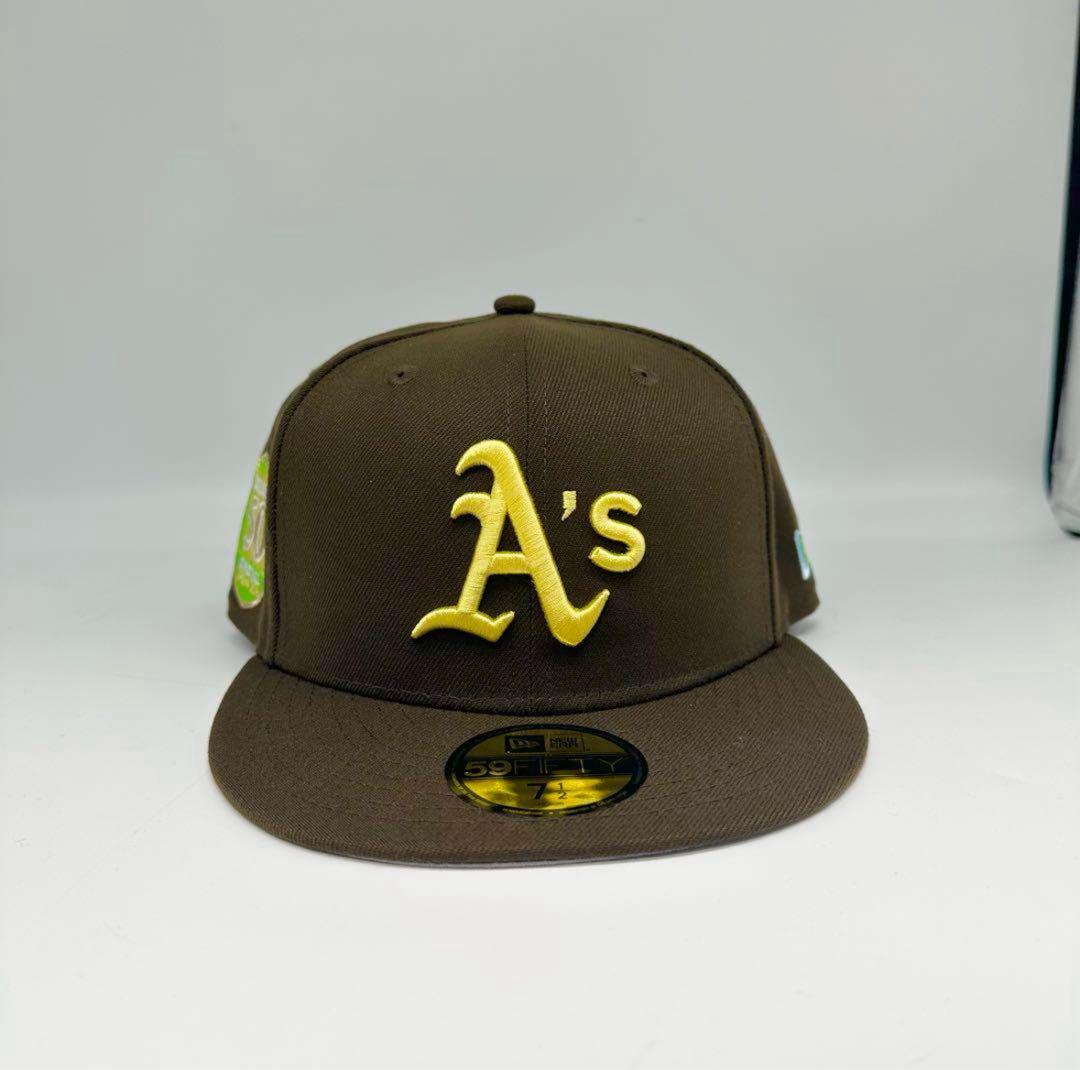 

[USED] Extremely rare yellow Bucks worn NEWERA 59 fifty 1/2 59.6