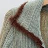 Maglione Autunnale Retro Donna Unico Cardigan Lavorato a Maglia Vintage Collo Chic